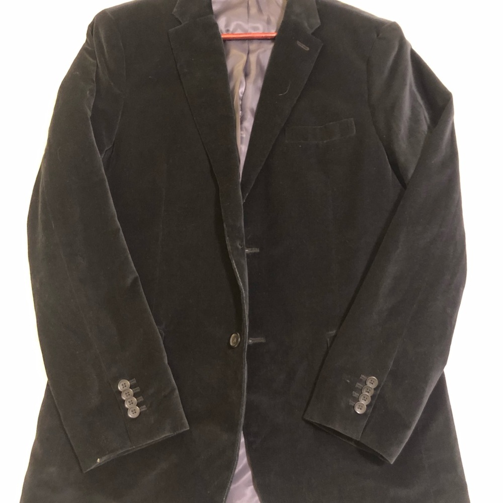 Banana republic velvet sports coat, black, EUC - Picture 10 of 13